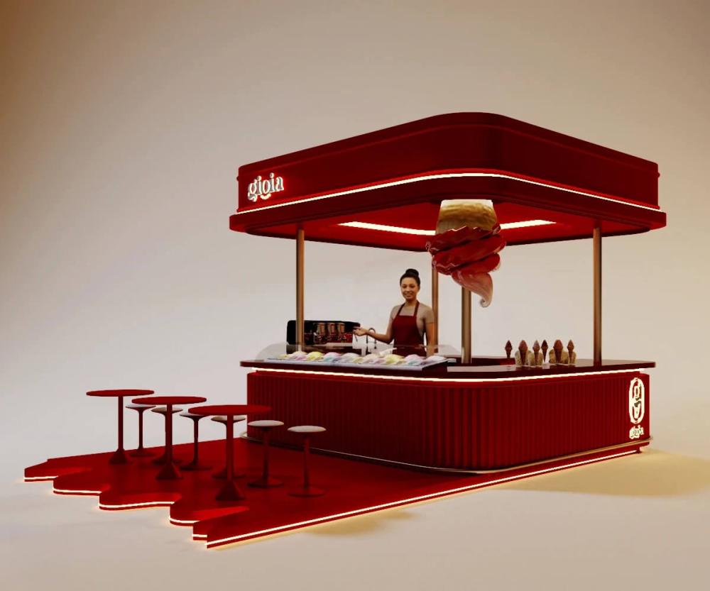 ice cream kiosk