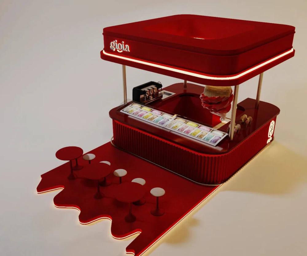 ice cream kiosk