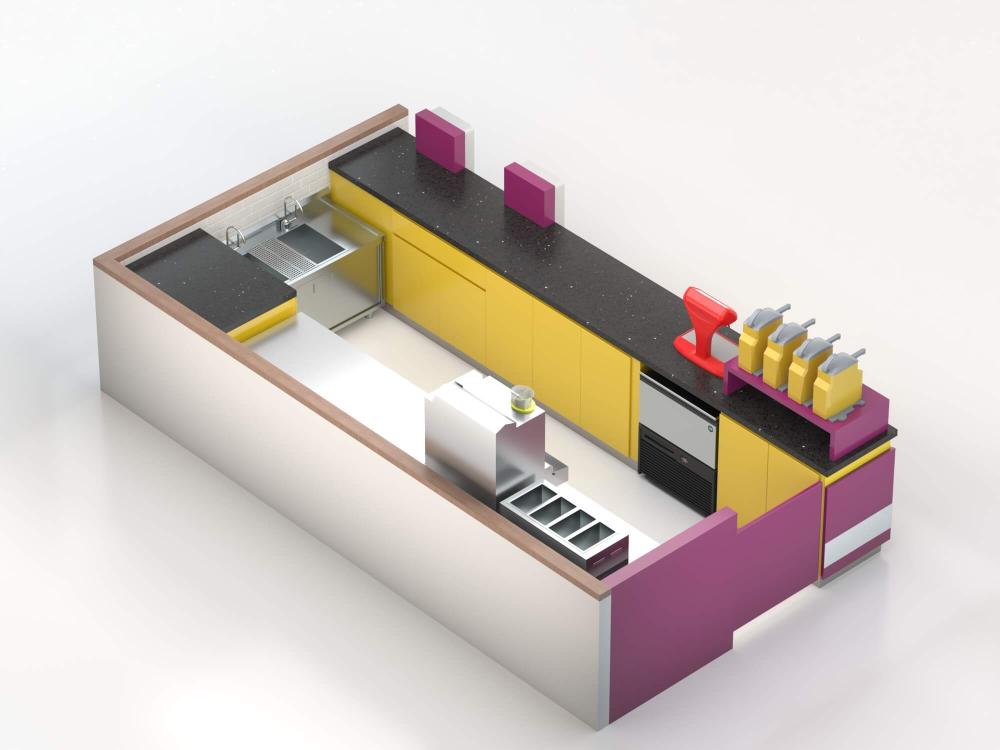 French Fry Kiosk