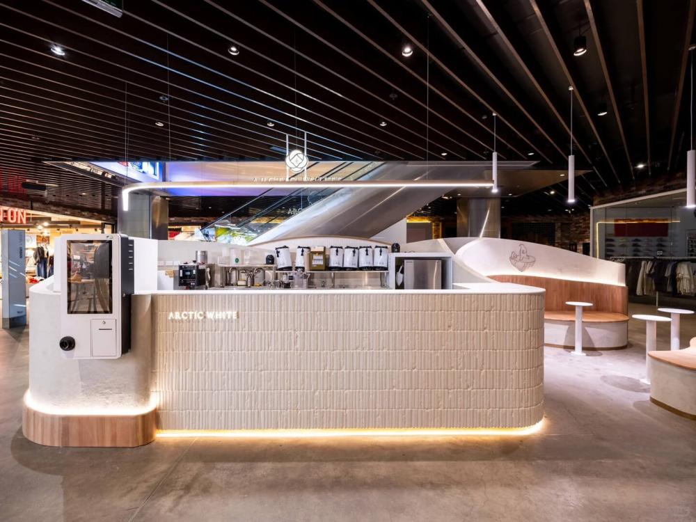 bubble tea kiosk