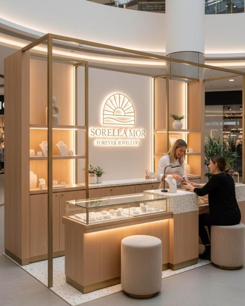 Skincare product kiosk