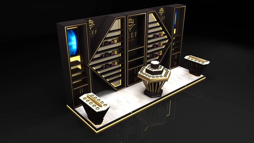 perfume kiosk