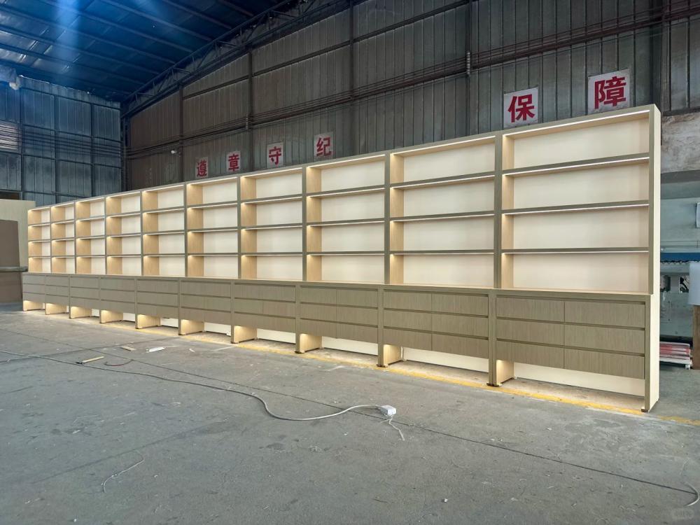 wooden cabinets