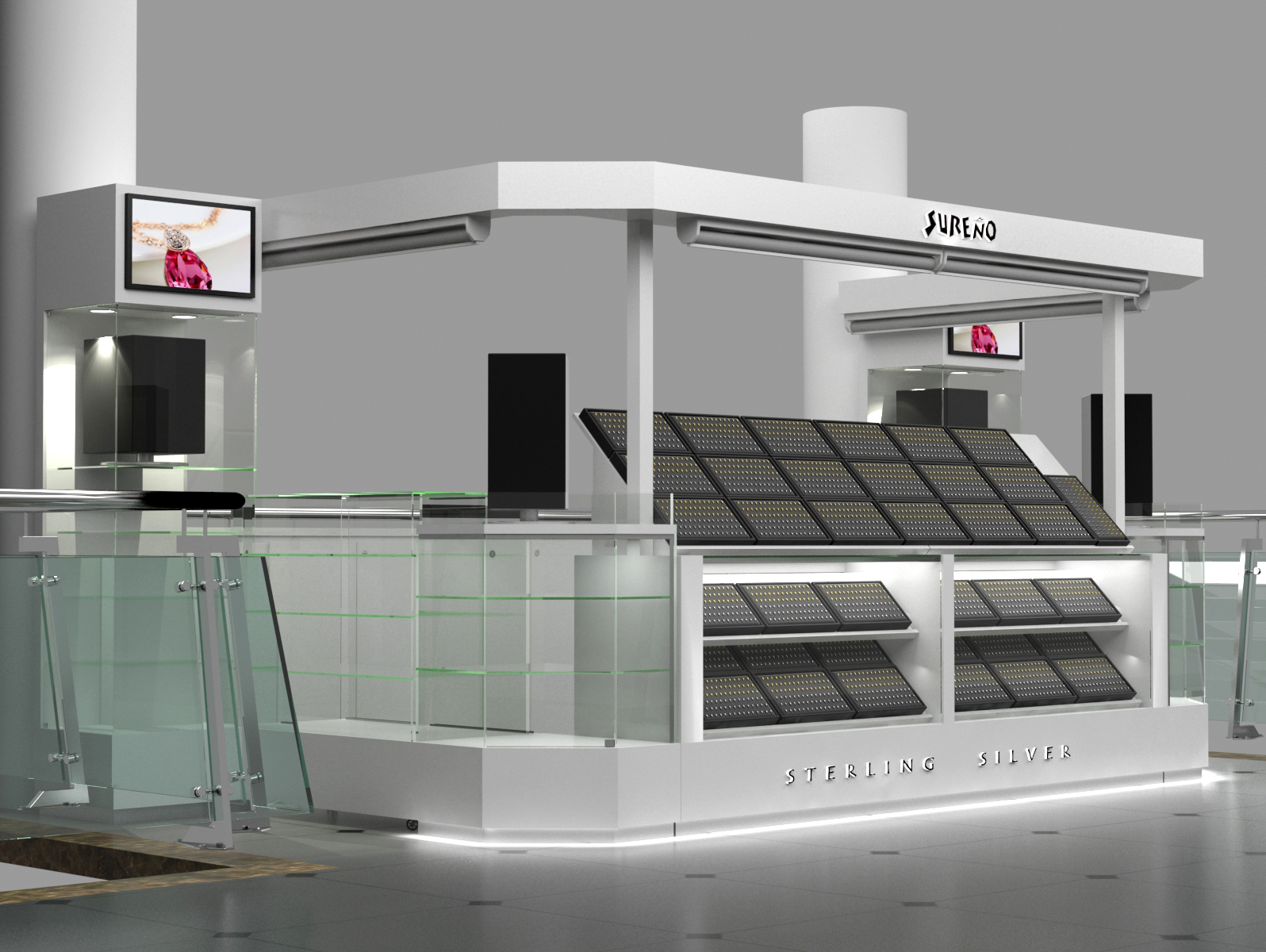Jewelry Indoor Display Booth