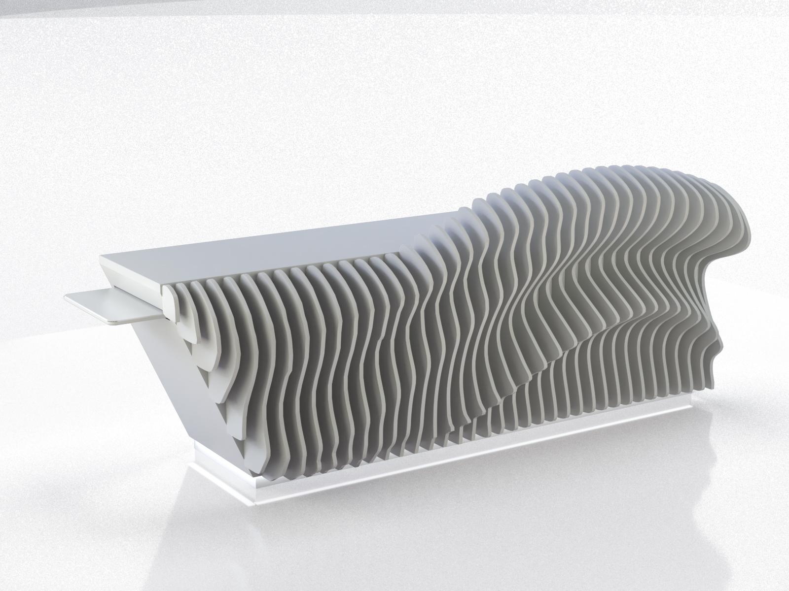 Special Shape Reception Desk 