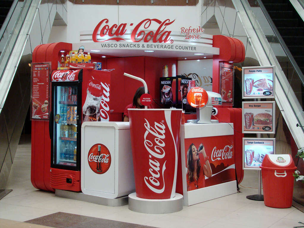  Coca Cola display booth