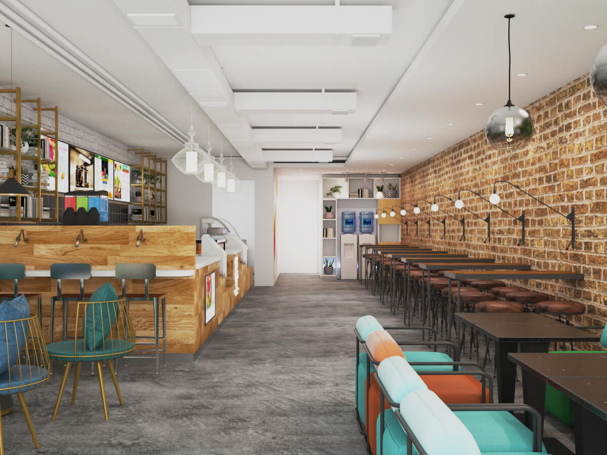 Bubble tea shop design