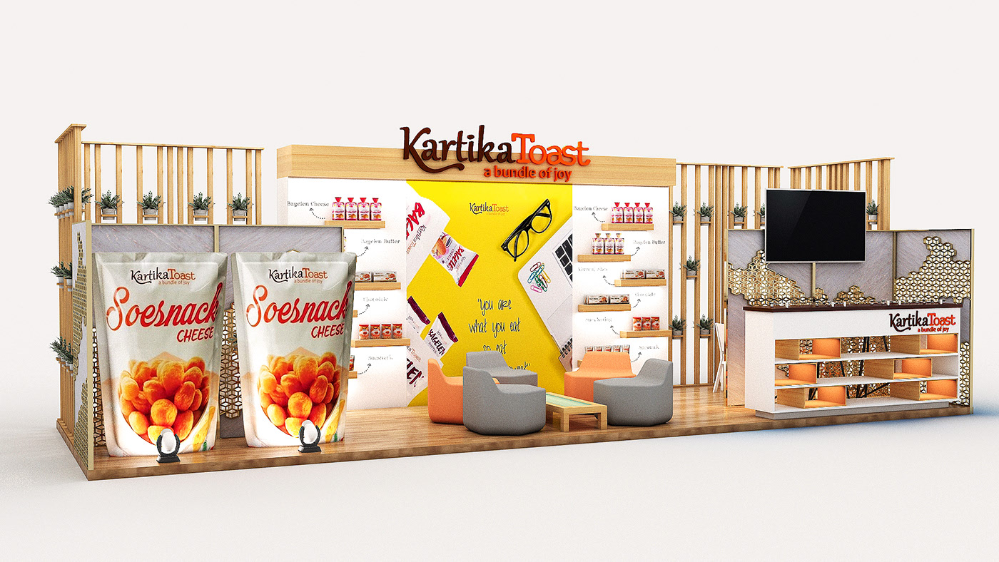 Pop-up Cheese Food Kiosk