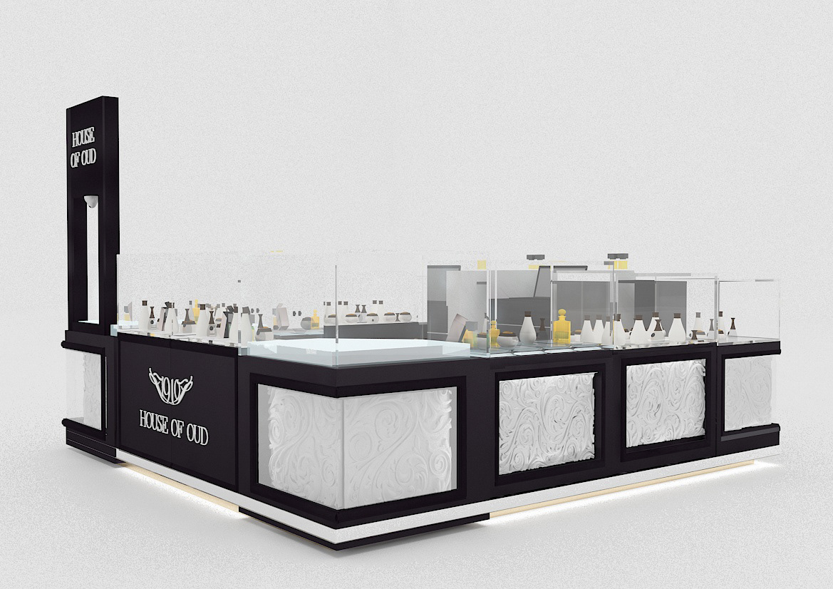  Elegant Perfume Display Booth 