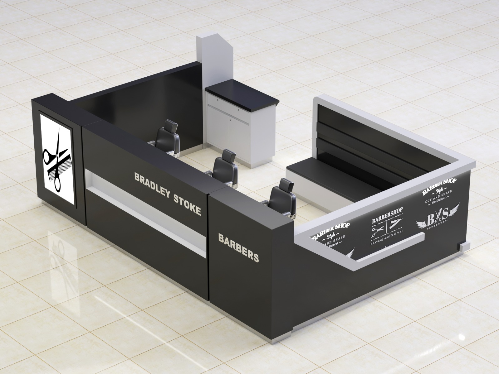 Barber Indoor Kiosk