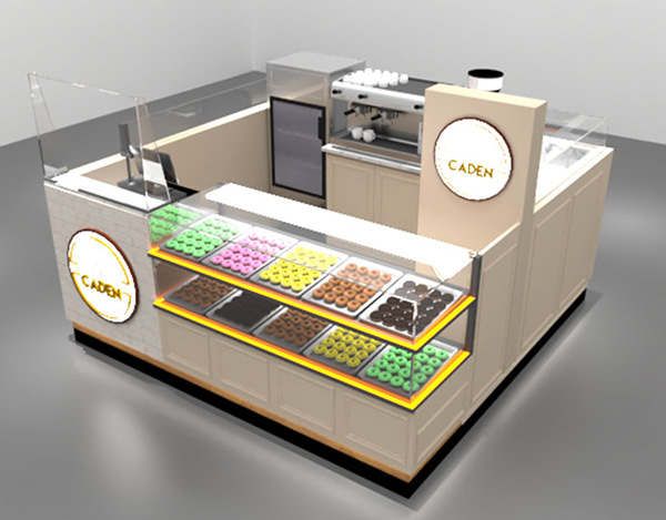 Donuts Food Retail Kiosk