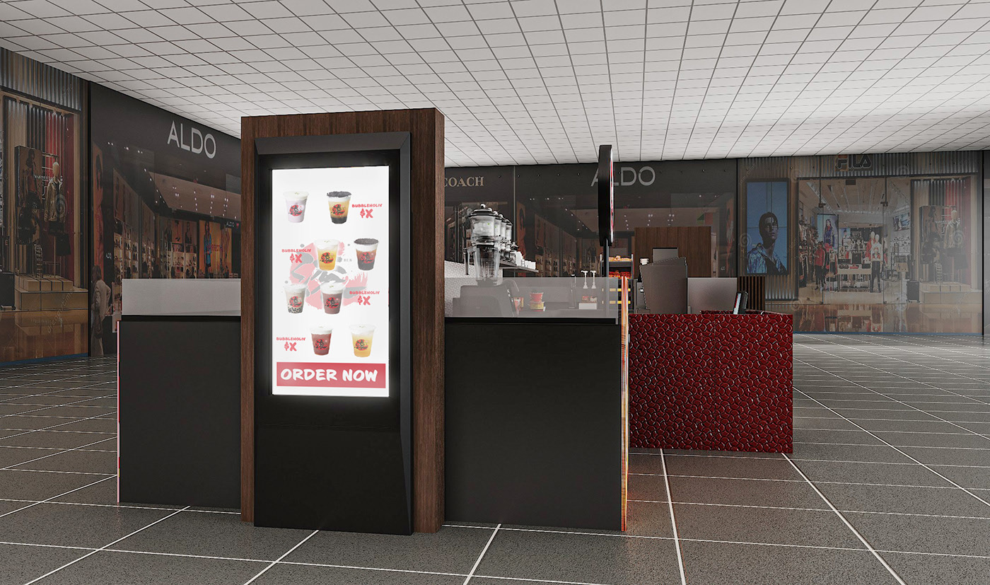 Bubble Tea Custom Kiosk 