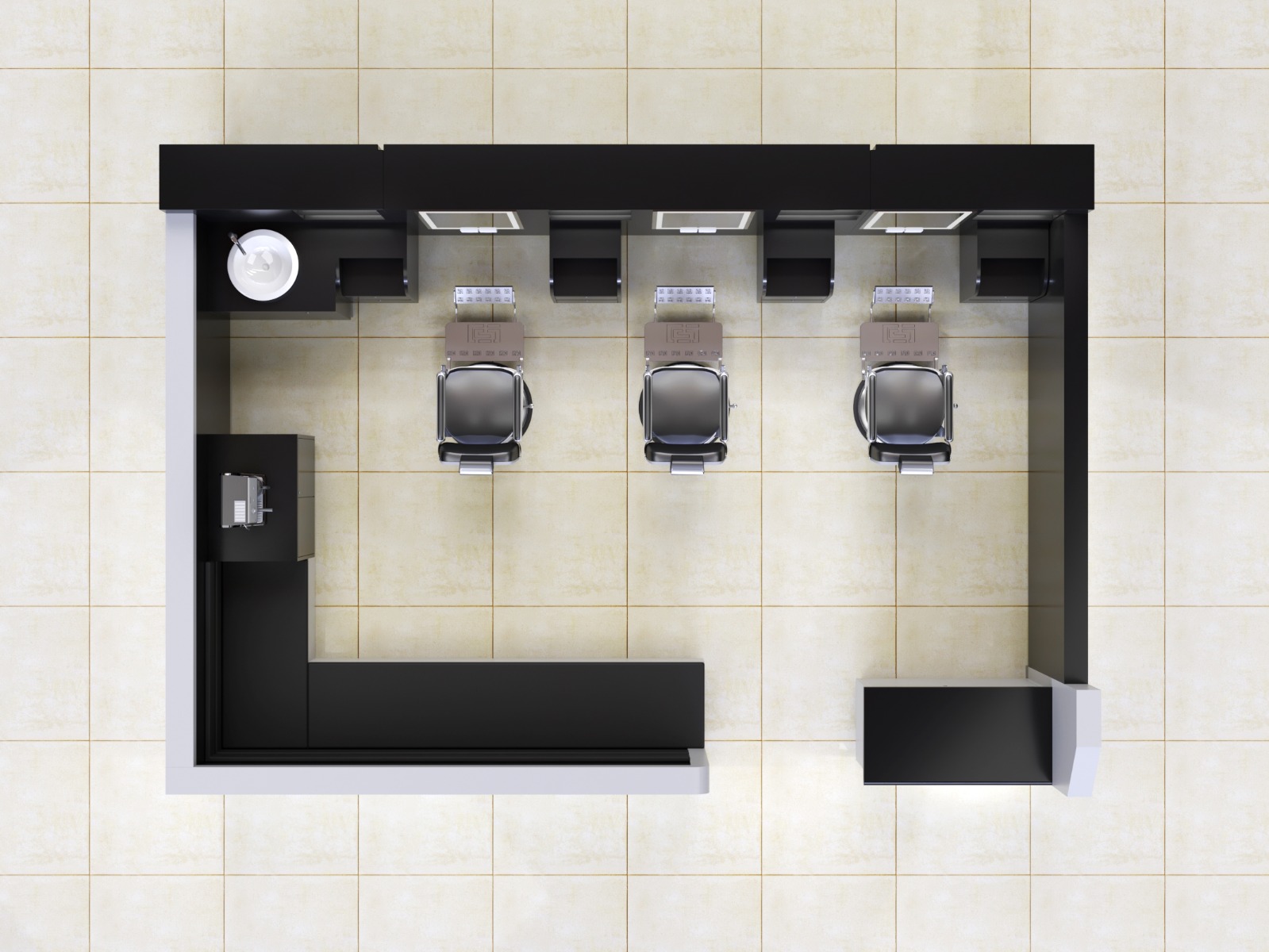 Barber Indoor Kiosk