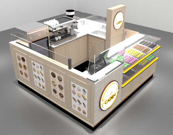 Donuts Food Retail Kiosk