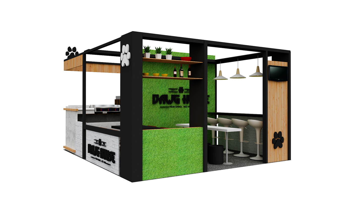 Fast Food Booth