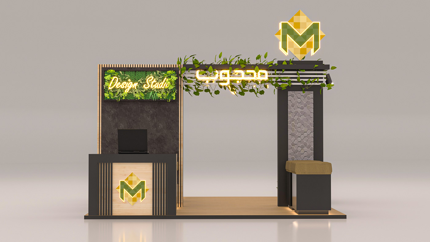 Custom Flooring Standing Booth 