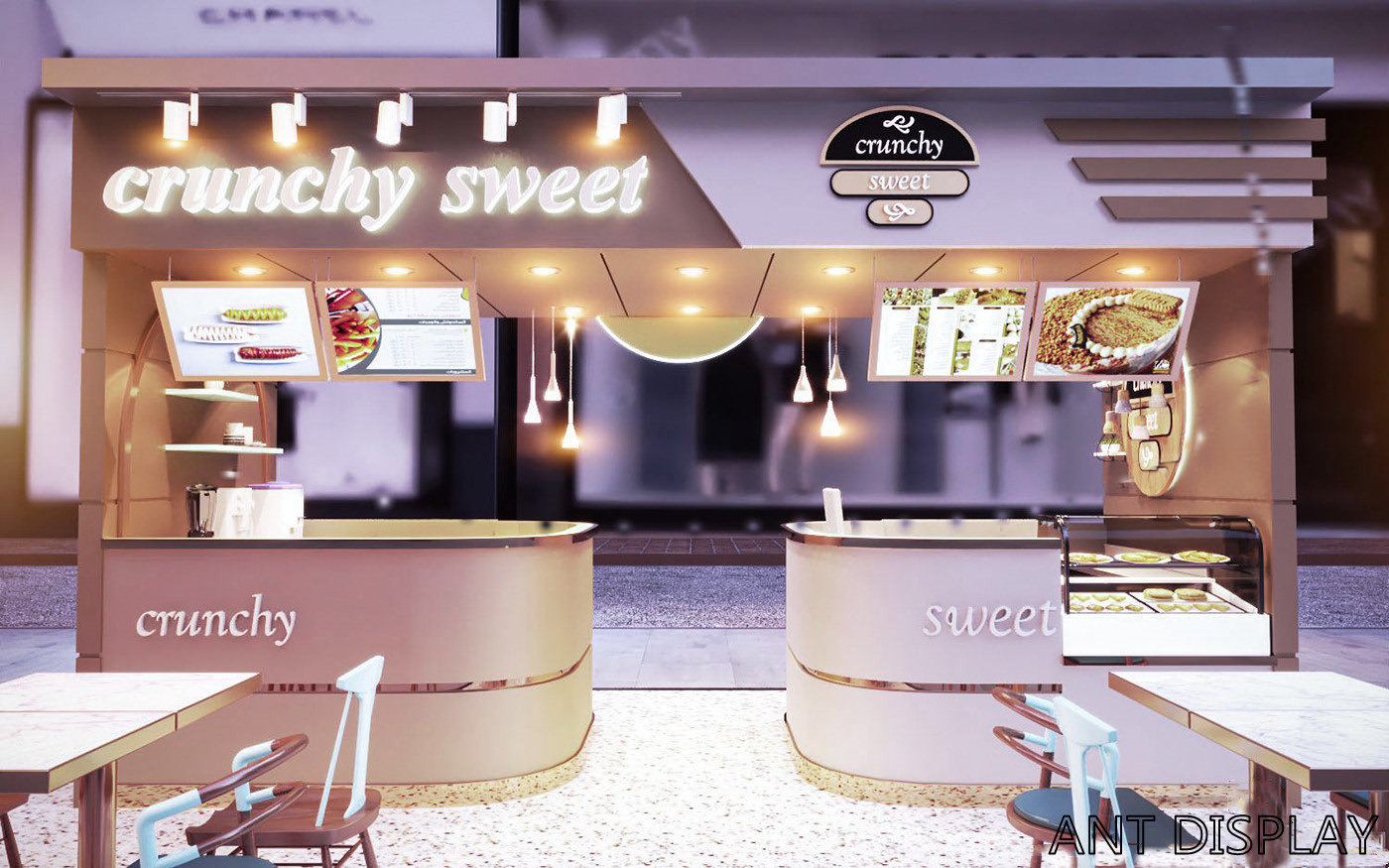 Small Restaurant Outdoor Booth