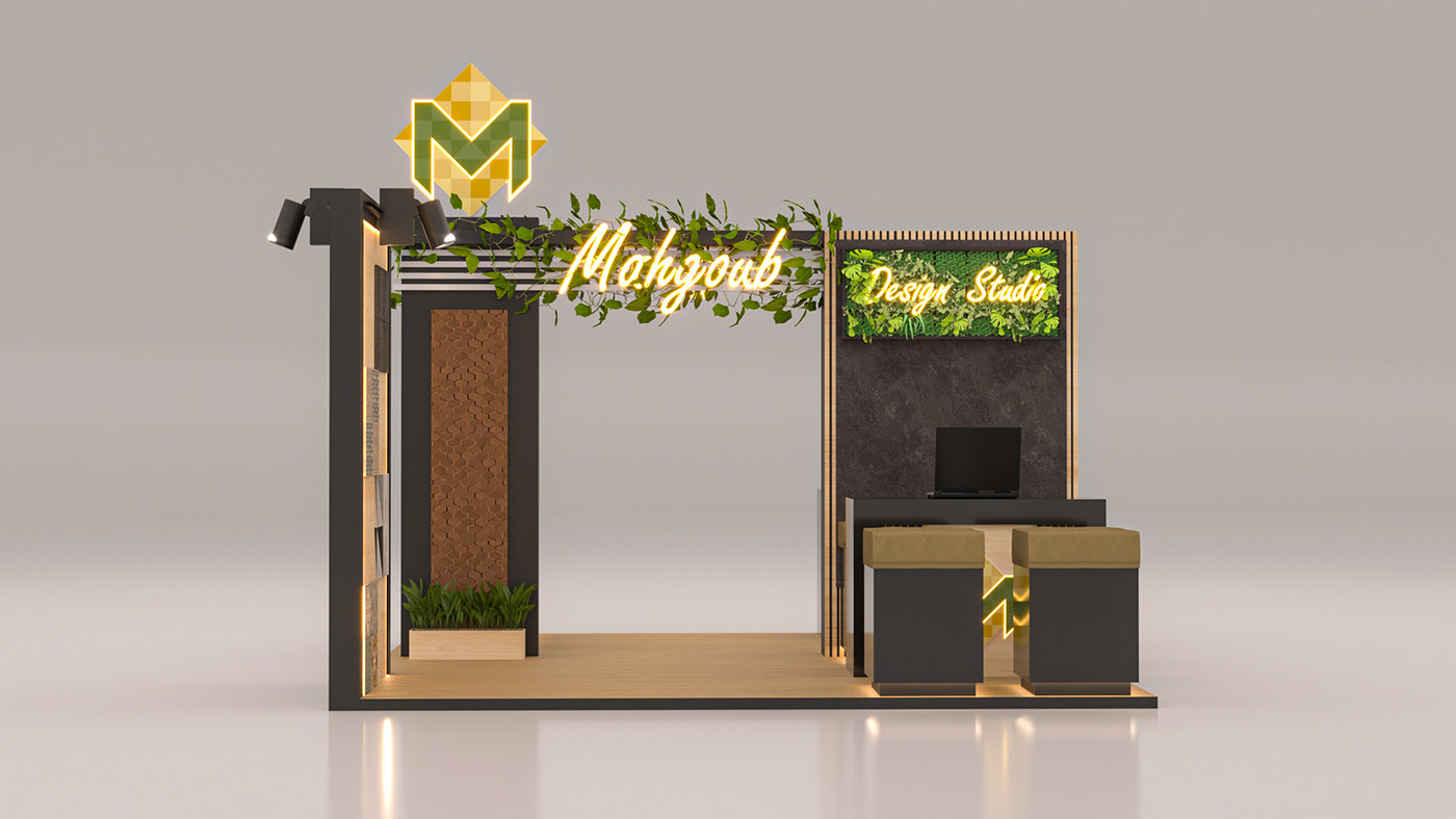 Custom Flooring Standing Booth