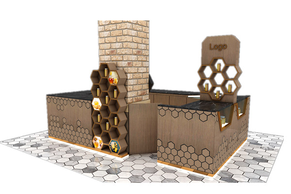 New Honey Kiosk 3D Design 