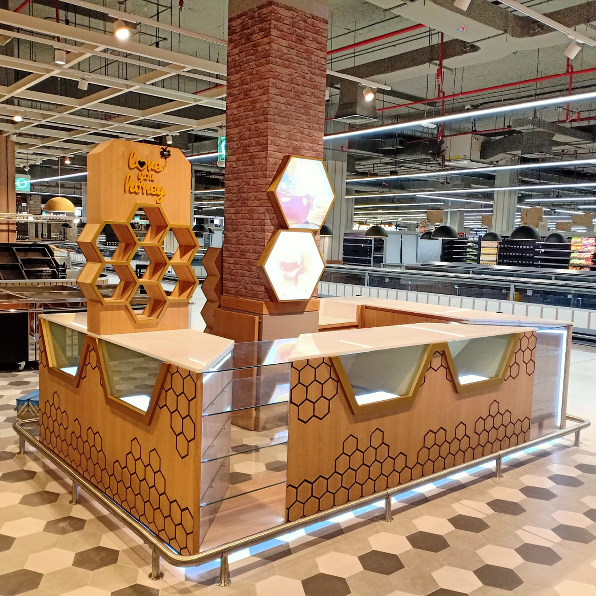 New Honey Kiosk 3D Design 