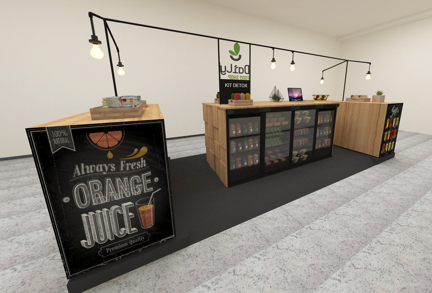 Daily Food Retail Booth