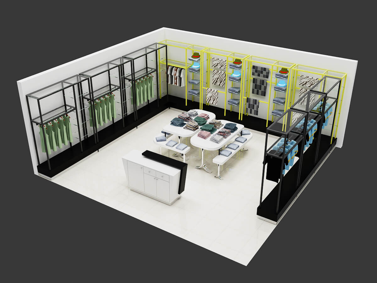 clothing display rack