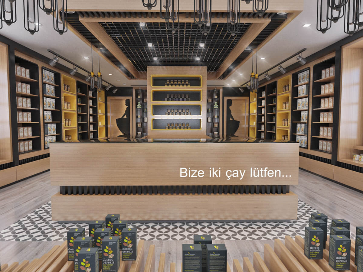 tea store design