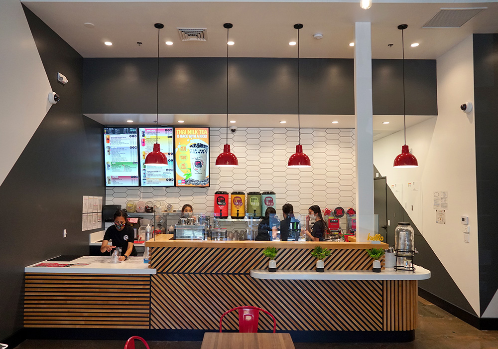 bubble tea store interior design