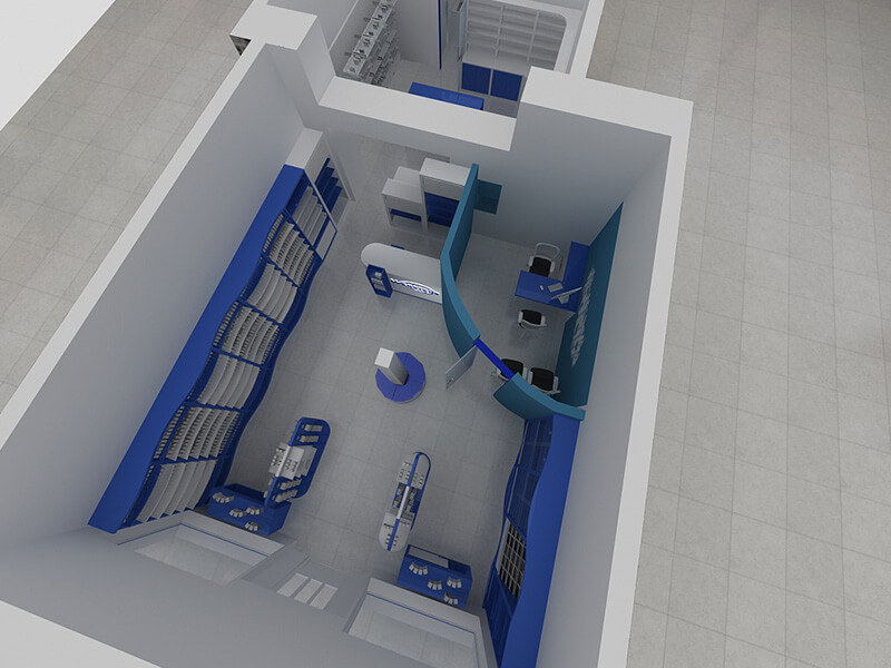 pharmacy shop layout