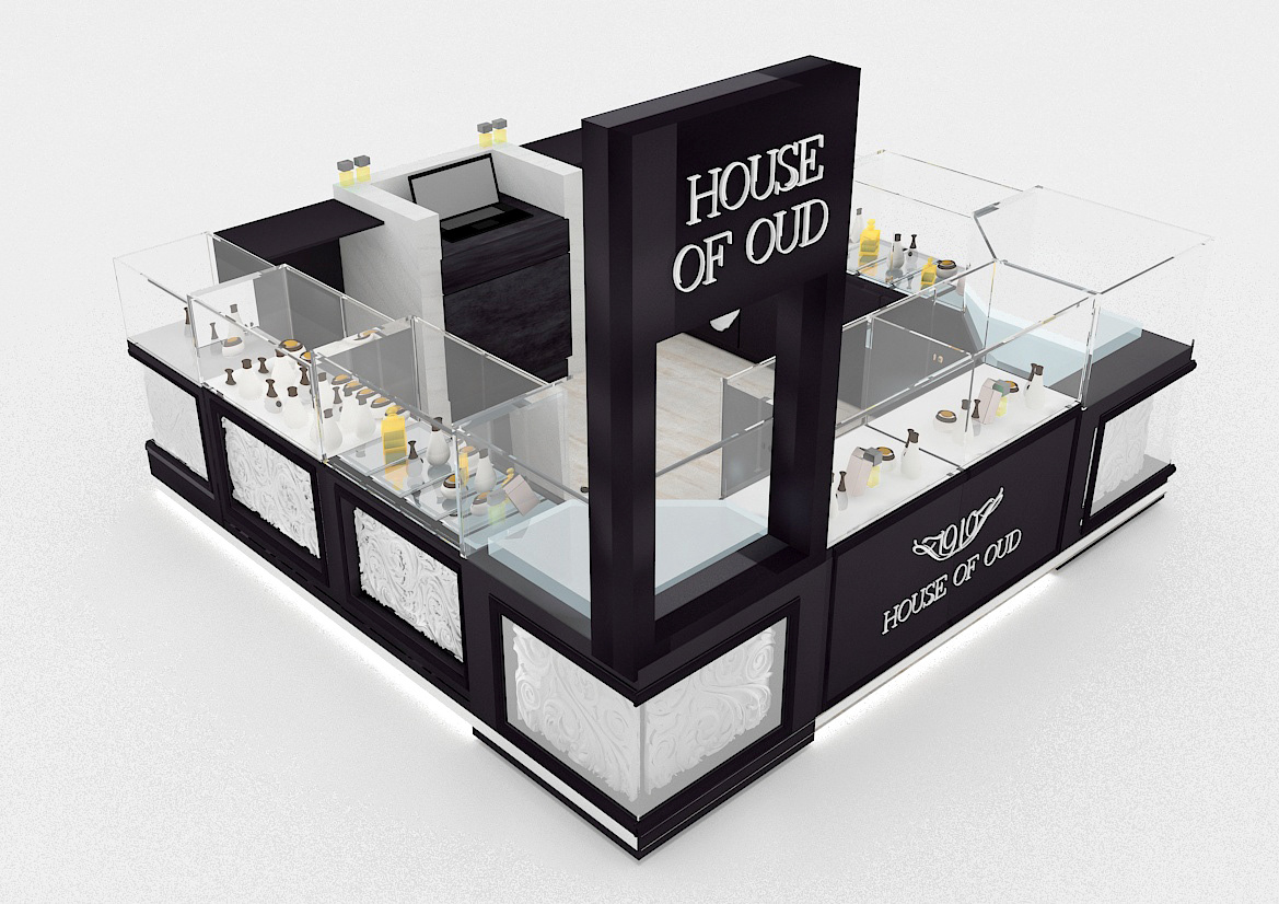  Elegant Perfume Display Booth 