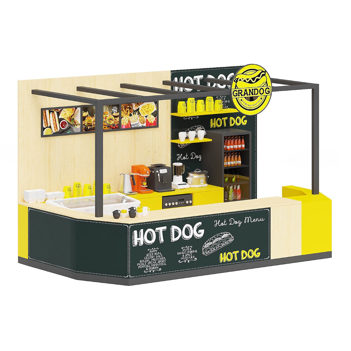 hot dog kiosk