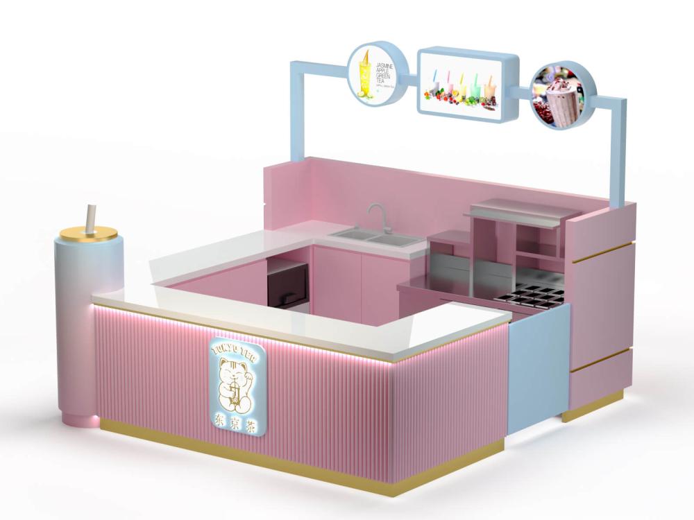 bubble tea kiosk