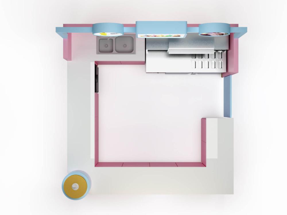 bubble tea kiosk design