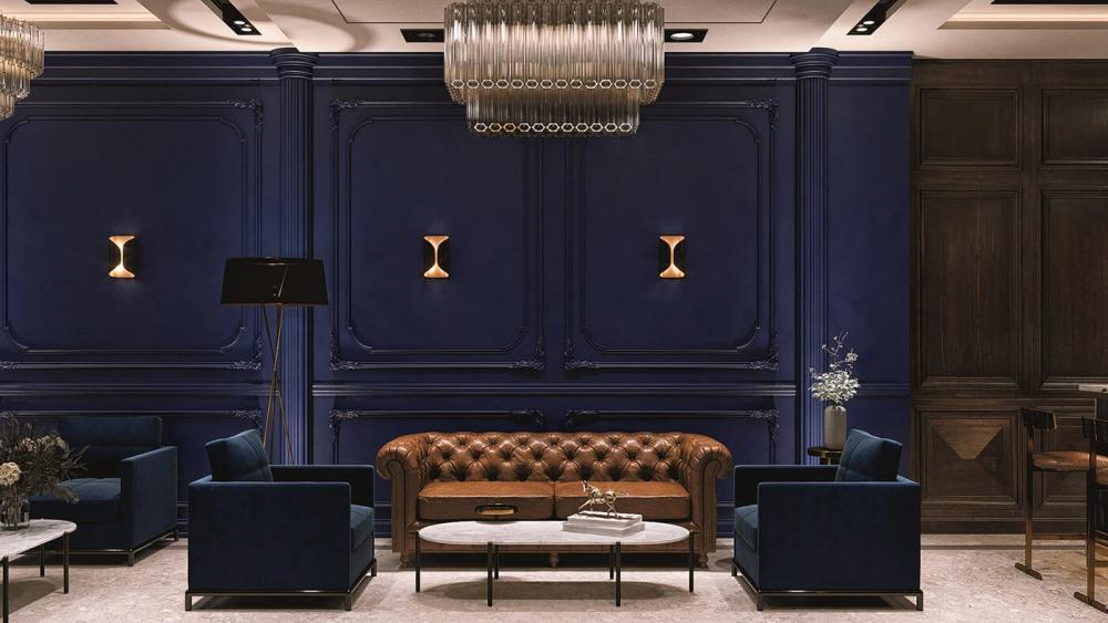cigar lounge design