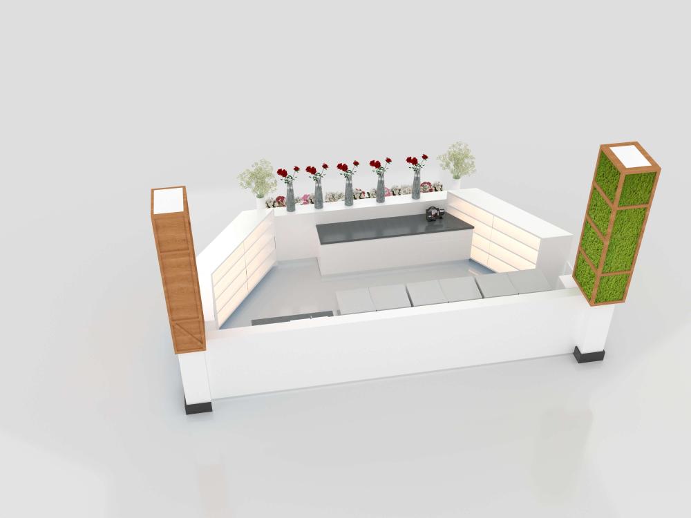 mall flower kiosk