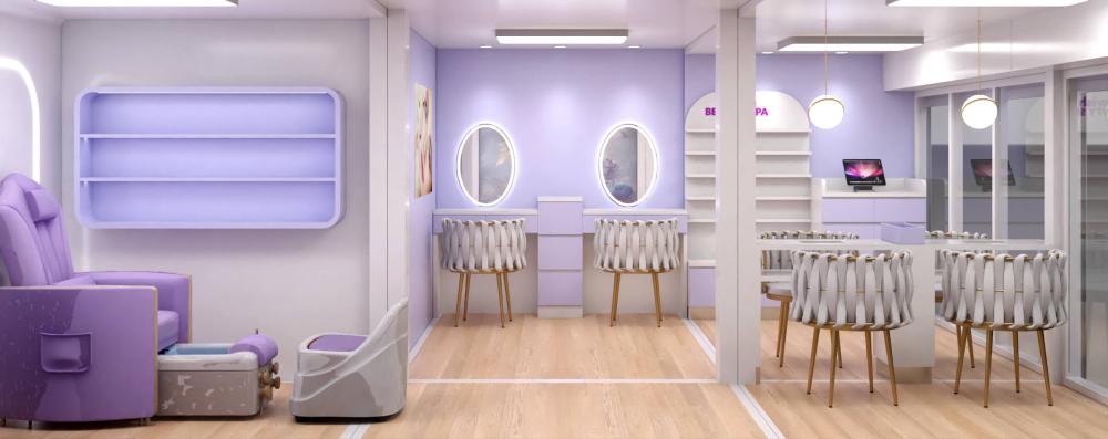 outdoor beauty kiosk