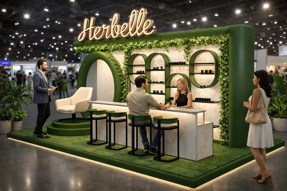 skincare booth