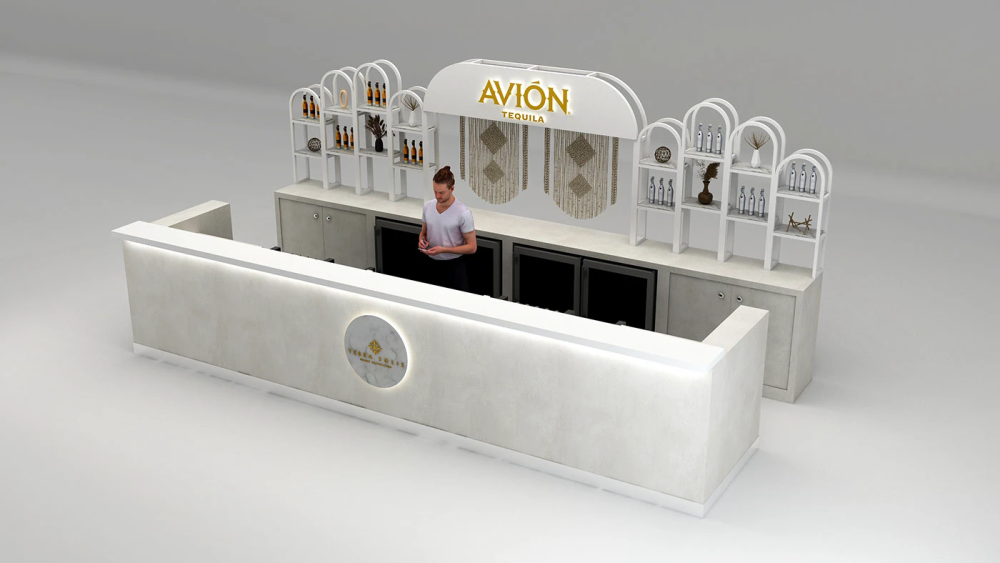 wine bar counter