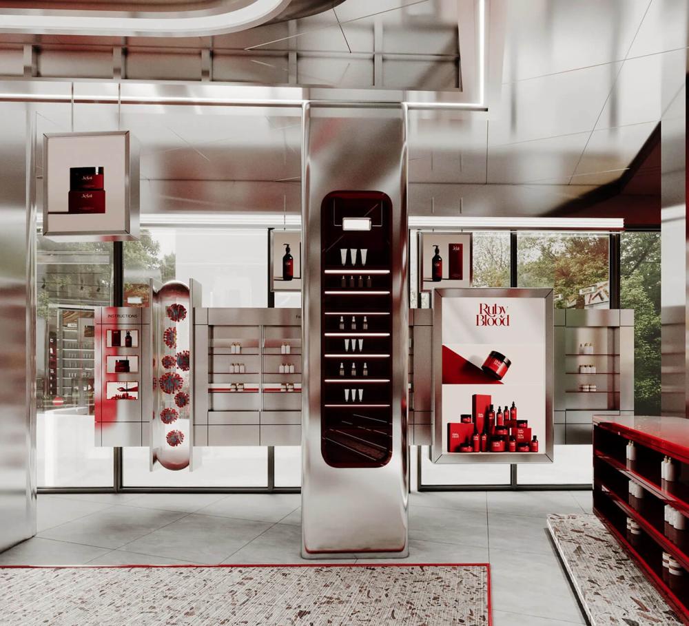 cosmetic shop furniture