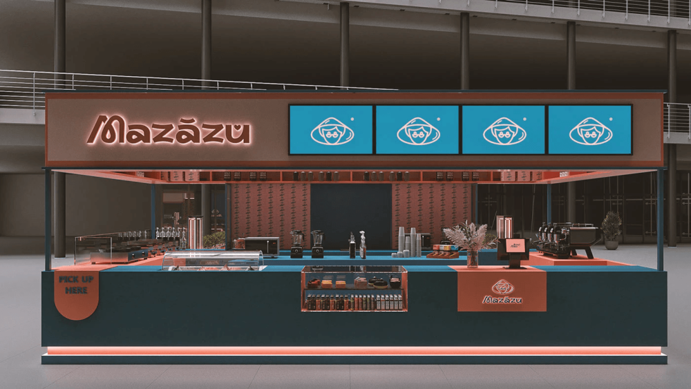 crepe kiosk design