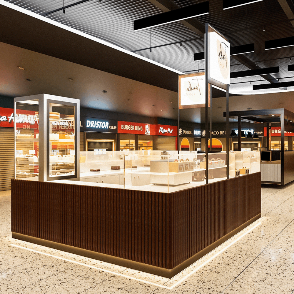 dessert kiosk