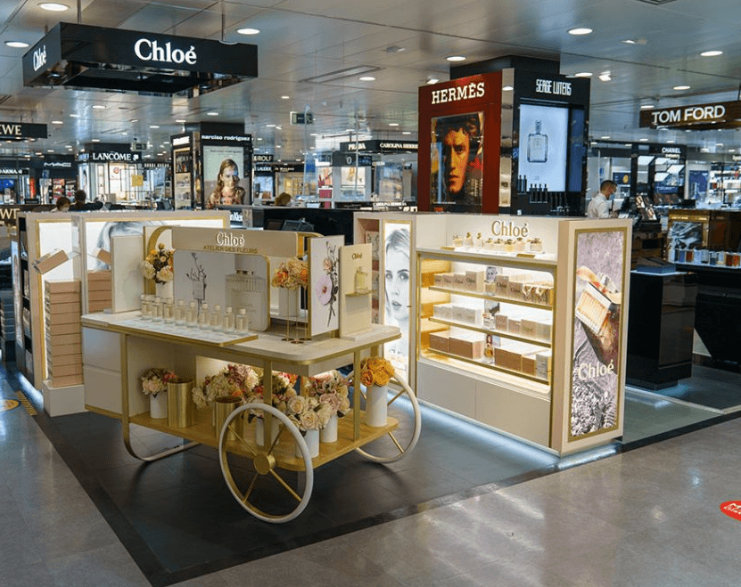 perfume cart