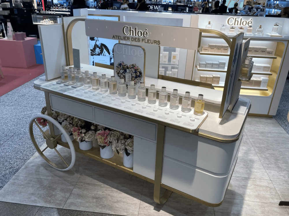 perfume cart