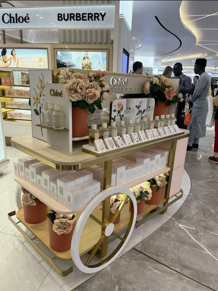 perfume cart