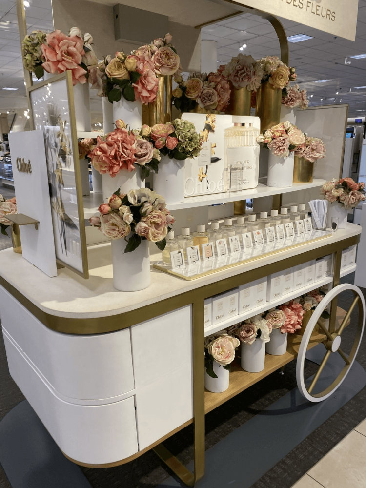 perfume cart