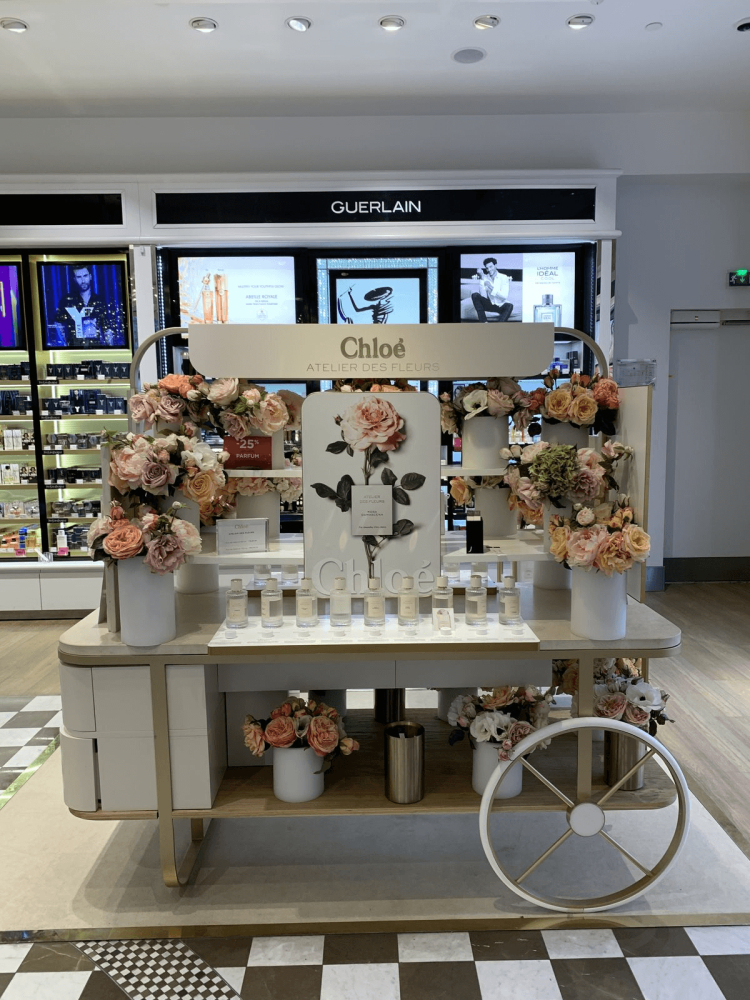 perfume cart