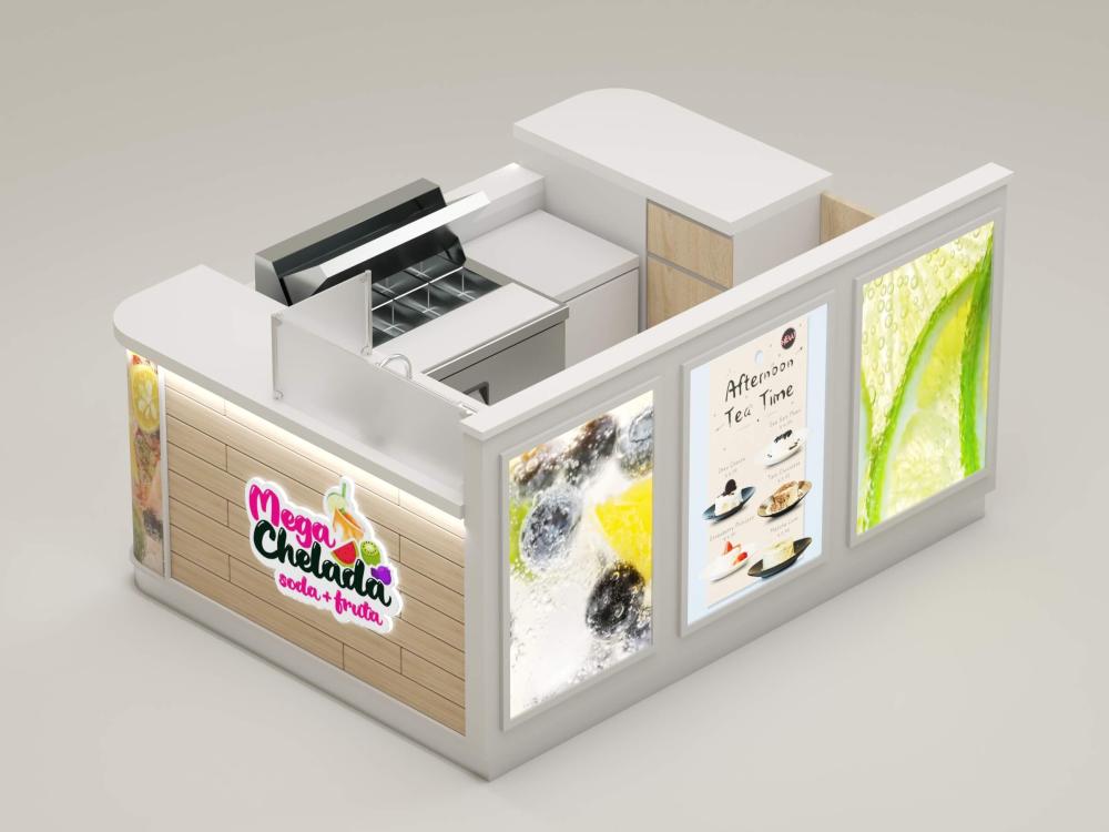 juice kiosk design