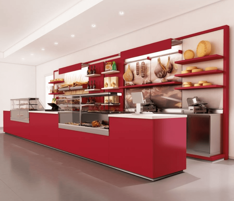 bakery display showcase