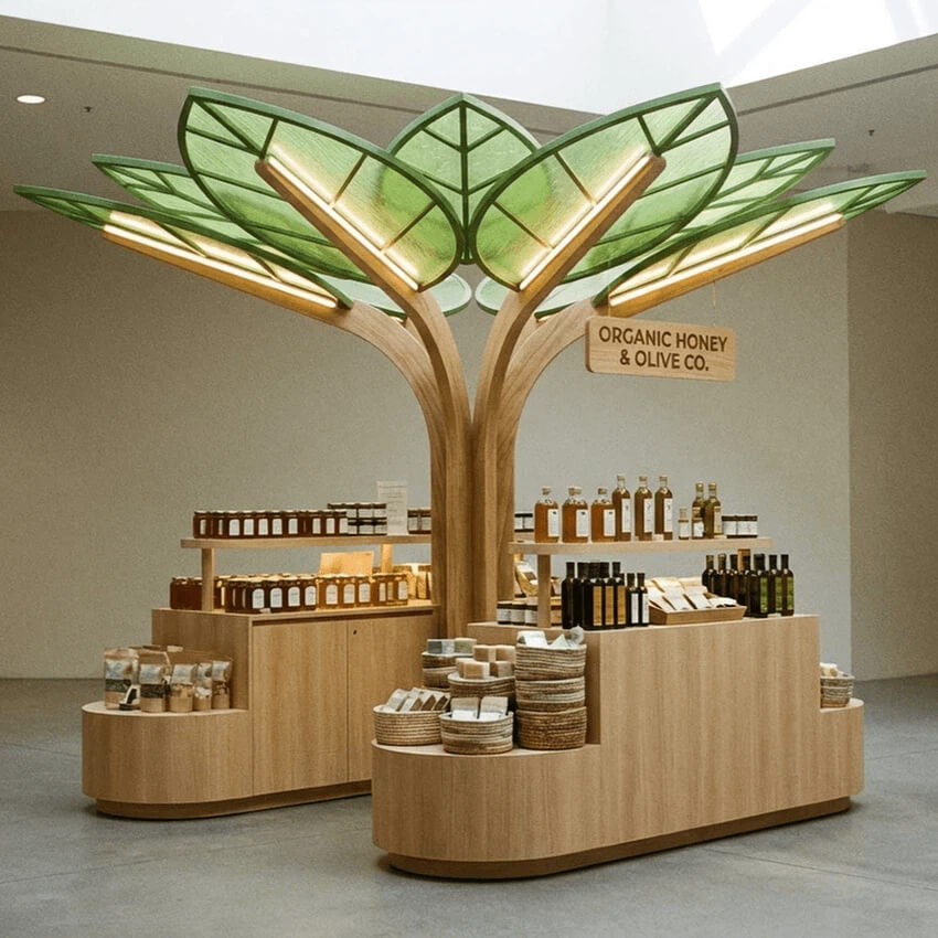 honey display kiosk