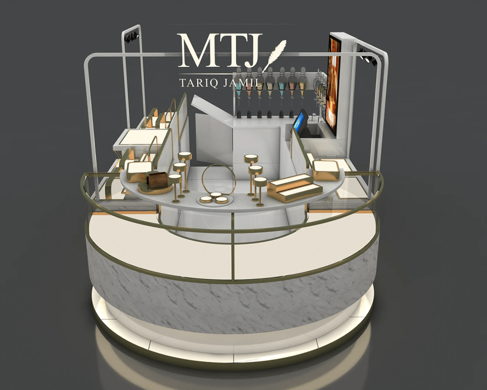 perfume kiosk